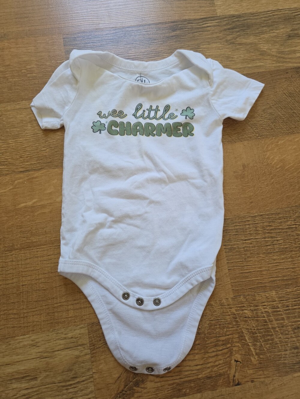 Caden Lane Wee Little Charmer Bodysuit St. Patrick's Day